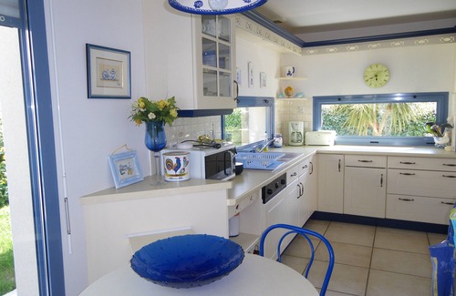 Erquy Villa | Villa con vista al mar con casa de huéspedes, piscina cubierta climatizada