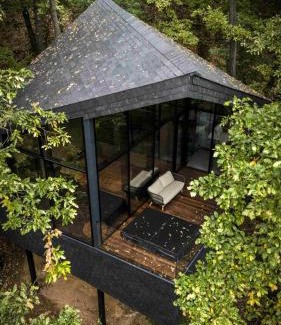 Paradfurdo Apartamento | ARTAM Luxury Cabin reggelivel