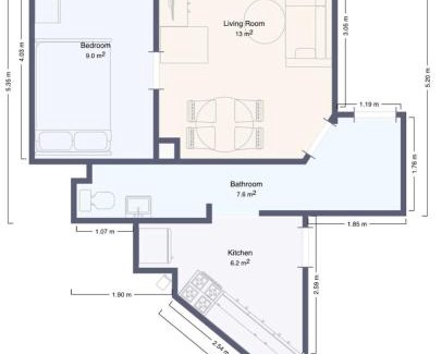 Osterbro Apartamento | Authentic Copenhagen Apartment for 4 Guests