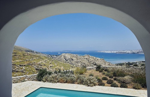 Naousa Villa | Azure 5 Bedroom Villa Sea View Private Pool