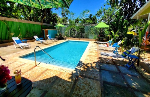 West End Cabaña | Bak a Yaad Caribbean Blue Cottage