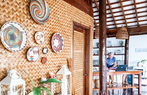 San Vicente Cabaña | Villa familiar todo incluido frente a la playa en una ensenada aislada