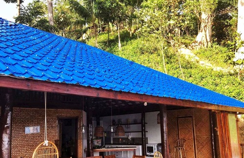 San Vicente Cabaña | Villa familiar todo incluido frente a la playa en una ensenada aislada