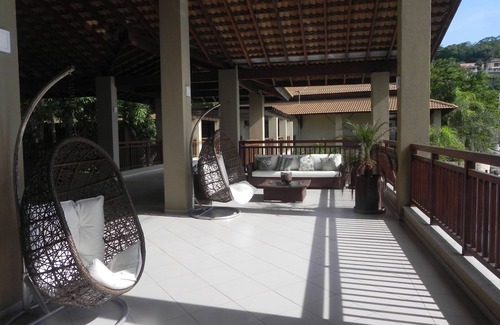 Jardim Tejereba Apartamento | Condominio Bungalow frente al mar, en Canto da Enseada - Guarujá