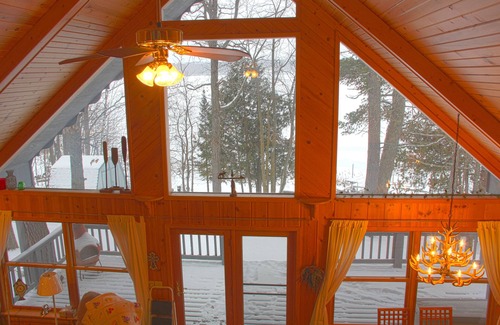 Longville Chalet De Esquí | Hermoso chalet tranquilo en Long Lake