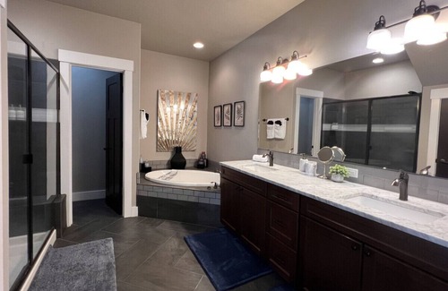 Fir Grove Estates Casa | Beautiful home with private hot tub in Donnelly!