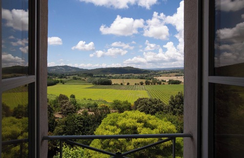Rustrel Casa | Beautiful manor with swimming pool and orchard facing the Provençal Colorado