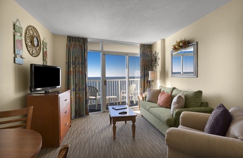 Arcadian Shores Complejo | Hermosa suite frente al mar con excelente vista + privilegios oficiales de alquiler en el lugar