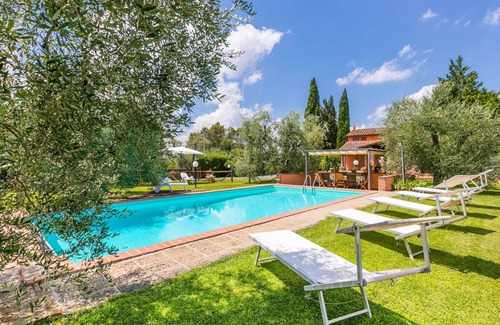 San Miniato Villa | Estupenda casa de vacaciones privada para 8 personas con piscina privada, WIFI, A/C, TV y terraza