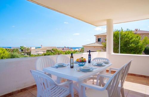 Cala Murada Villa | Preciosa casa de vacaciones privada con WIFI, A/C, piscina privada, TV, patio y vista panorámica
