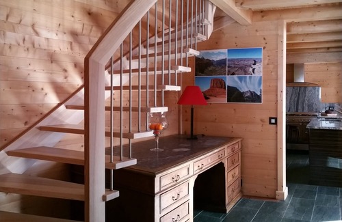 Les Chapelles Chalet De Esquí | Hermoso chalet de Saboya, en una pendiente soleada y frente a Les Arcs y La Plagne