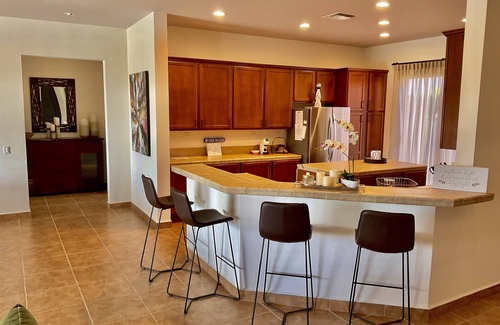 La Paz Villa | Beautiful Villa 256 Paraiso Del Mar, On Peninsula, Golf Course, Secluded Beach.