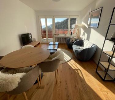 Randogne Apartamento | Bel Appartement Centre Crans Montana, Air Frais Vue Alpine