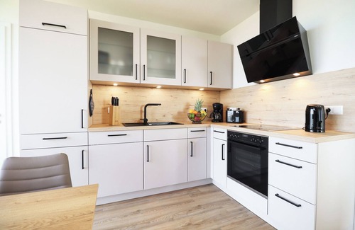 Marienleuchte Apartamento | BeltBlick 11 - Roof terrace. Sauna. Pure sea view.