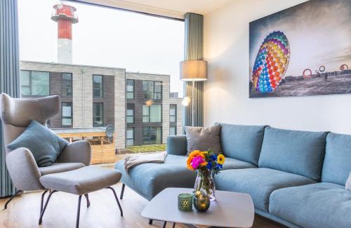 Marienleuchte Apartamento | BeltBlick21 - Familienfreundliche Ferienwohnung mit Sauna & Meerblick!