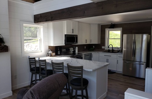 Clinton Casa | Big Stone Lake Cabin Rental - Dock Fishing, Beach, Kayaks, Firepit, Views!