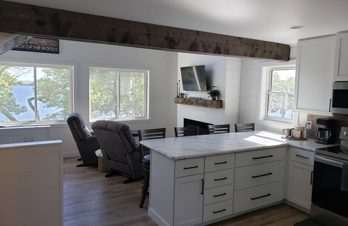 Clinton Casa | Big Stone Lake Cabin Rental - Dock Fishing, Beach, Kayaks, Firepit, Views!