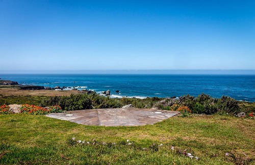 Big Sur Casa | Big Sur Hermosa vista al mar Casa de piedra privada