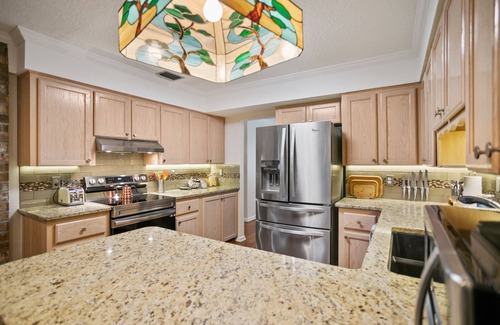 Isle of Palms Casa | Big Wheelchair Accessible Home Close to Beach/Mayo with Zen Den and Fenced Yard