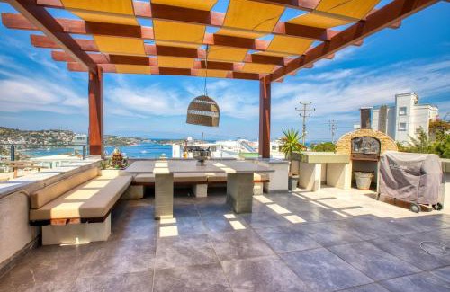 Golturkbuku Villa | Bodrum Turkbuku Luxury Seaview Dublex wPool & Terrace Villa