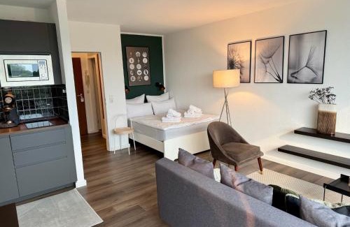 Moers Apartamento | BOSTEL 89 - Apartment, in der Altstadt, Klimaanlage, Aufzug