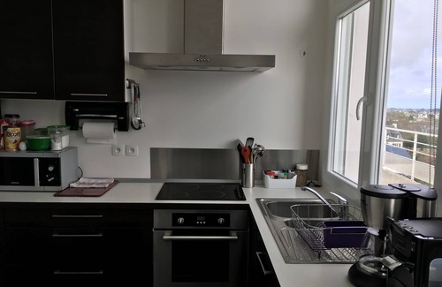L'Aber Vrac'h Apartamento | Apartamento luminoso con magníficas vistas al mar para 4 personas.
