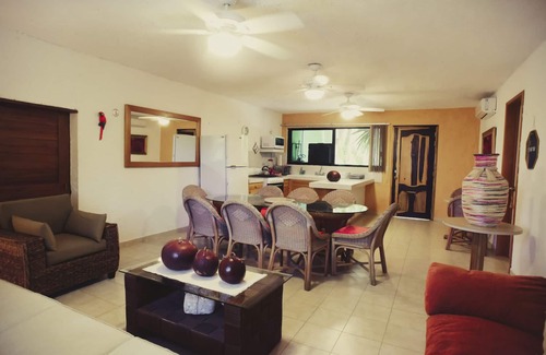 Playa del Secreto Villa | Increíble villa frente al mar, vista al mar, piscina climatizada y oasis de cocoteros