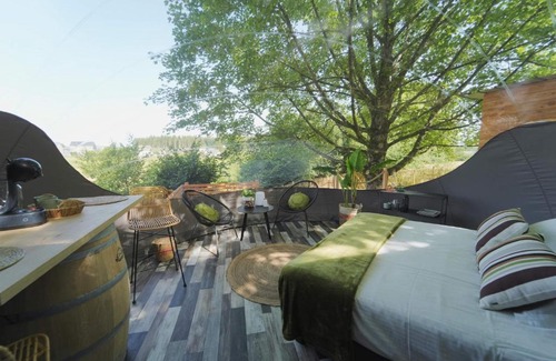 Paliseul Cabina | Bulles Odette & Ginette et Tiny House Suzette "Au guet Marais" Etape Insolite
