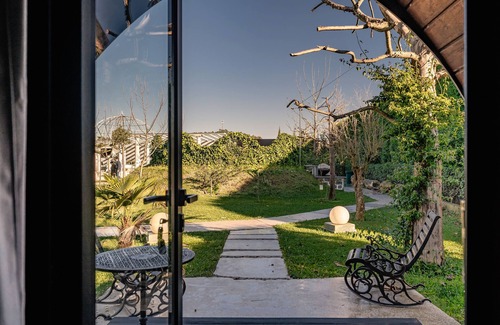 Ronfe Casa | Bungalow Villam con jardín compartido y aire acondicionado