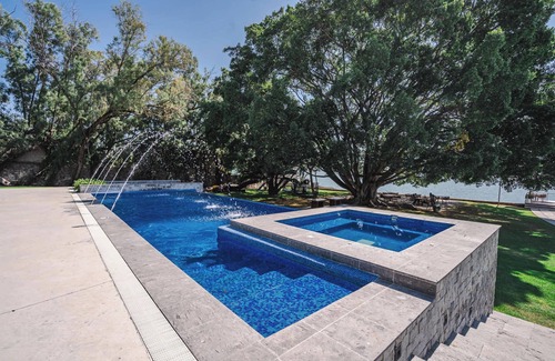 Cajititlán Casa | Bungalow con jacuzzi y vista al lago | Cajititlán