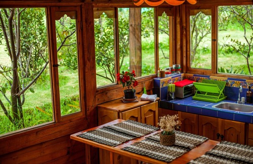 Villa de Leyva Cabaña | Cabaña de madera Ojo de Agua