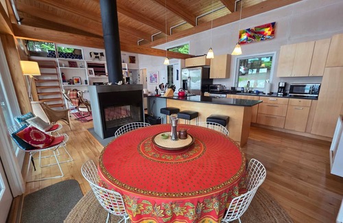 Mount Desert Cabaña | Camp Shulman - elegant new cottage on Long Pond