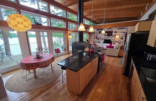 Mount Desert Cabaña | Camp Shulman - elegant new cottage on Long Pond