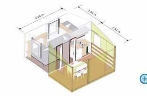 Patornay Casa | Camping **** Le Moulin - Casa móvil Tithome 3 habitaciones 2/5 personas