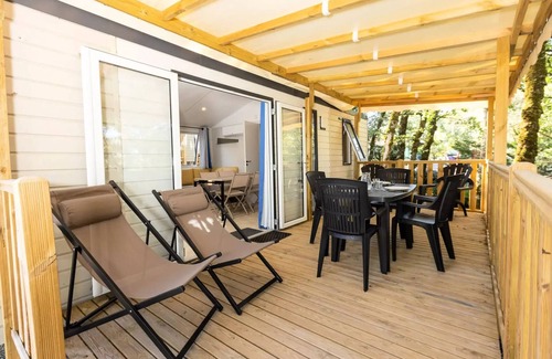 Crayssac Casa | Campsite Les Reflets du Quercy **** - Mobil home Comfort - 2 bedrooms 4 people
