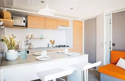 Chastanier Casa | Camping Les sous bois du Lac *** - Ophéa Mobil-home Apartamento 3 piezas para 6 personas