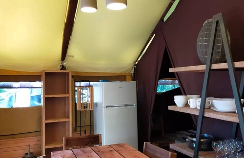 Sainte-Catherine-de-Fierbois Casa | Canadian Lodge - 2 Schlafzimmer - ohne Sanitäranlagen 5 Personen