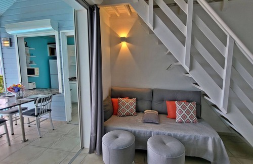 Bouillante Villa | Caribbean seafront, sea view and access, private swimming pool 'Villa Blue Haven 1' - France