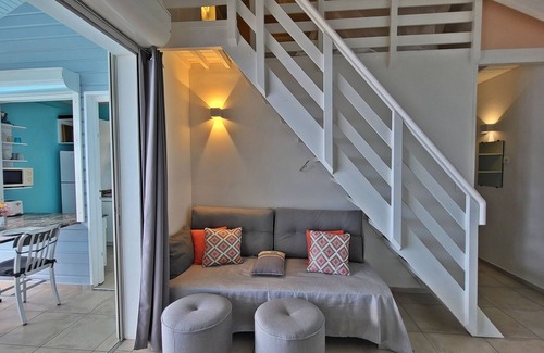 Bouillante Villa | Caribbean seafront, sea view and access, private swimming pool 'Villa Blue Haven 1' - France