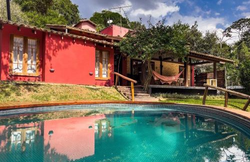 Carapicuiba Casa | Casa com piscina e natureza - Granja Viana, São Paulo