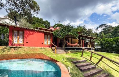 Carapicuiba Casa | Casa com piscina e natureza - Granja Viana, São Paulo