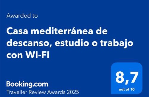 Carmen de Apicala Casa | Casa mediterránea con piscina, aire, WI-FI y cocina