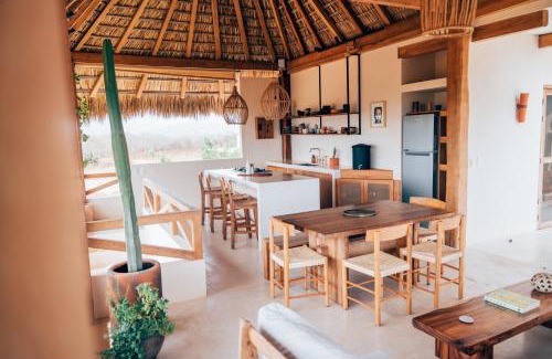 Barra de Colotepec Villa | Casa Nuez- Villa with AC, Pool and Magical Sunset Views