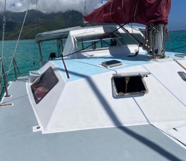 French Polynesia Alquiler De Eote | Catamaran Amaya - séjour insolite sur le lagon de Moorea