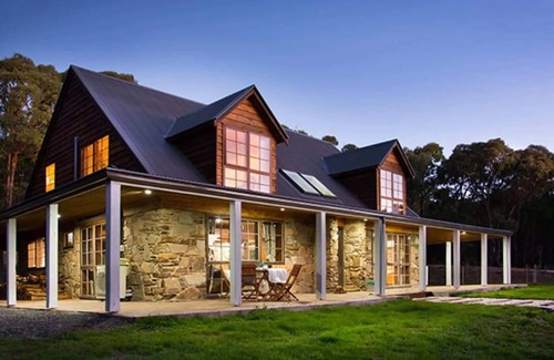 Porcupine Ridge Casa | Cedro y piedra Porcupine Ridge 7 DORMITORIOS