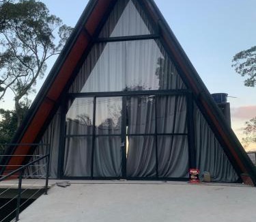 Caieiras Chalet De Esquí | Chale cabana 2 linda vista na serra da Cantareira