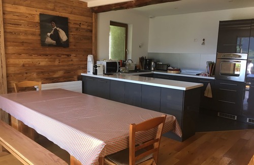 Albiez-le-Jeune Chalet De Esquí | Chalet 12 personas - Saboya - 160m2 - Hermoso balcón con vista a las Aiguilles d'Arves