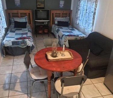 Broederstroom Chalet De Esquí | Chalet 2 Camping Style at Cynthias Country Outside bathrooms