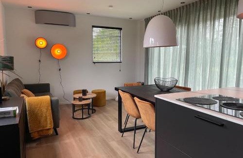 Idskenhuizen Chalet De Esquí | Chalet by Water in Idskenhuizen Recreation Park