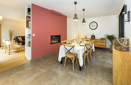 Sainte-Marguerite-sur-Mer Casa | Casa de madera cerca del mar y en el corazón del bosque.